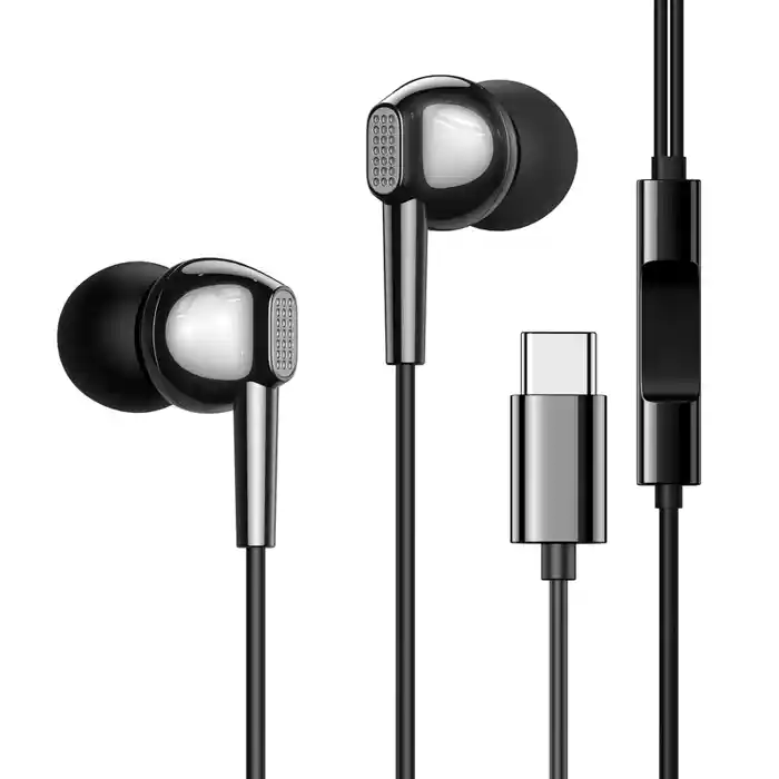 JOYROOM JR-EC02 Type-C Wired Earphone Sport Fashion Headsets Bass In-ear Earbuds